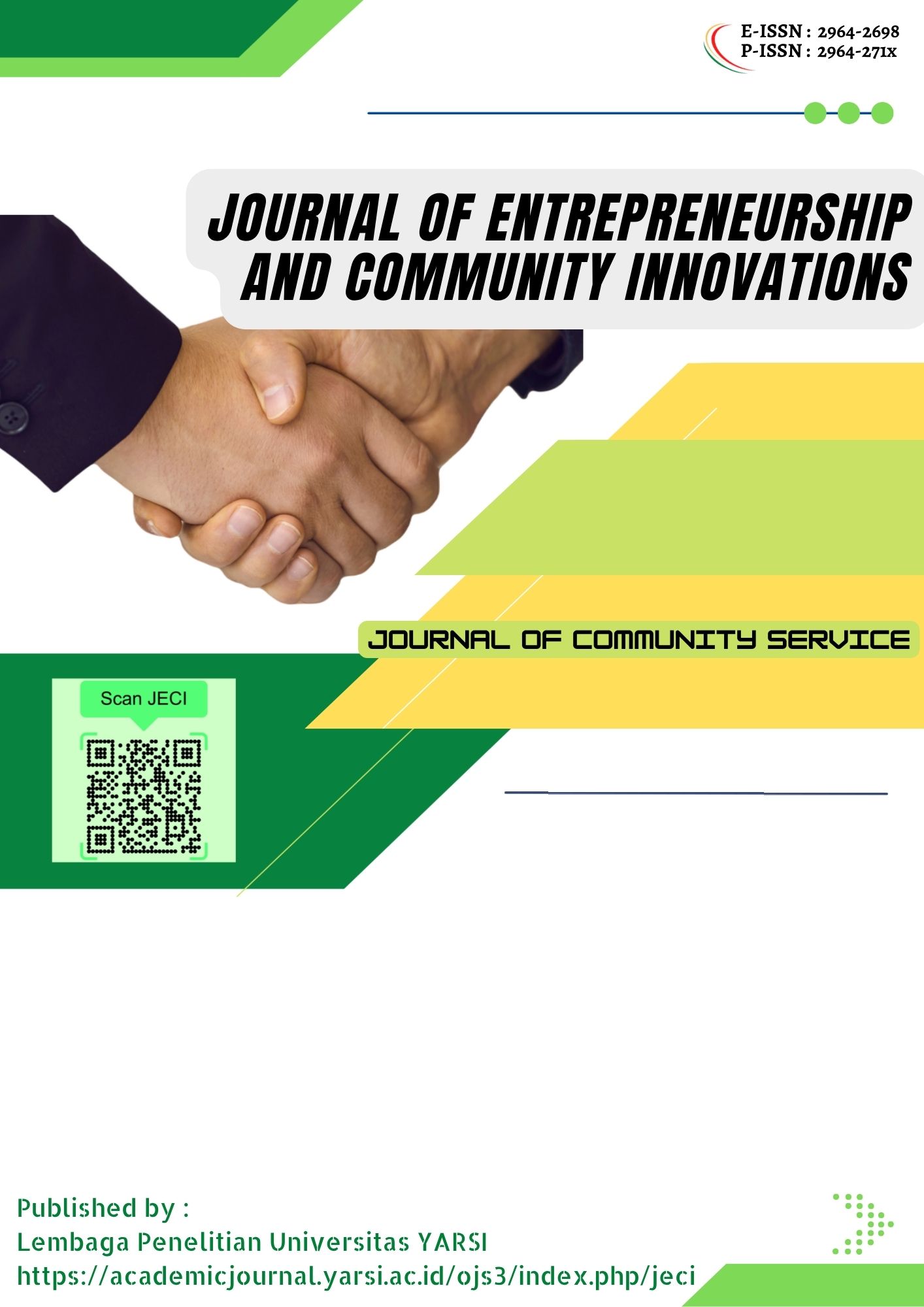 Cover Journal of Entrepreneurship and Community Innovations (JECI)